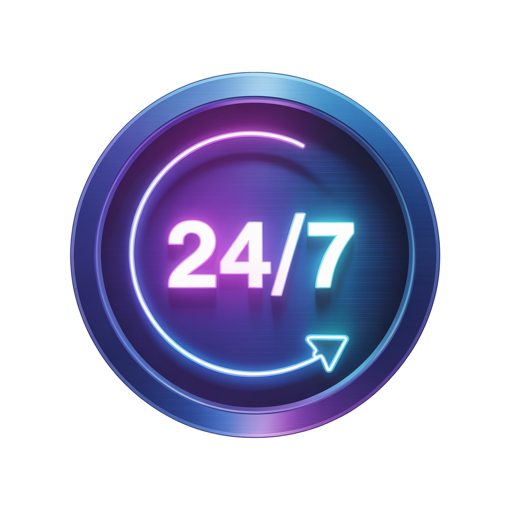 24/7 Availability
